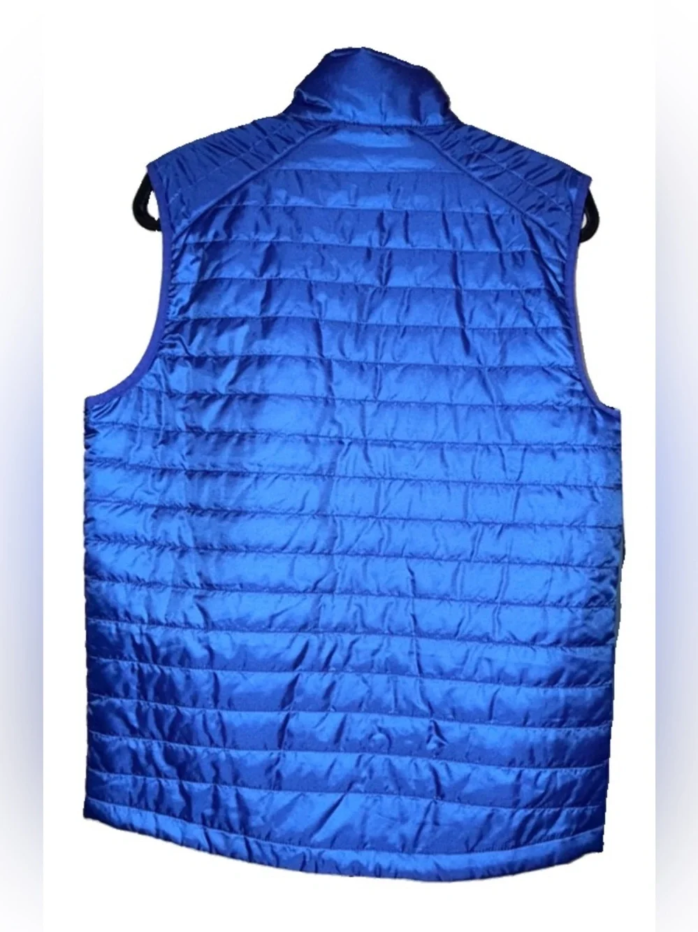 Port Authority Men’s Size Small Puffer Vest Blue Walmart Logo EUC